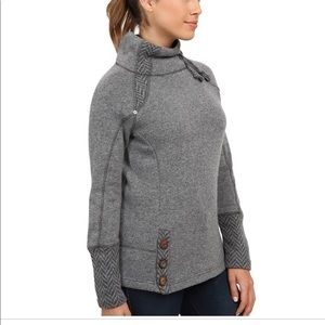 Prana fleece lined wool sweater